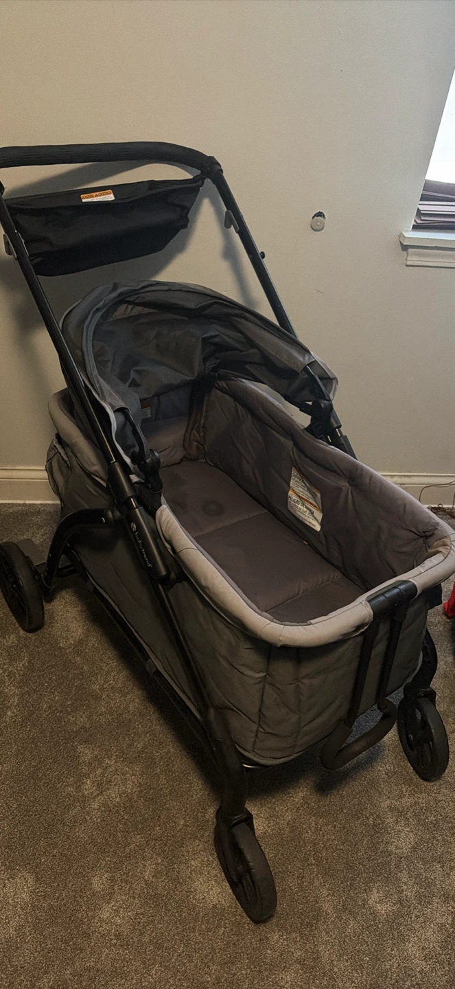 Baby Trend Tour 2-in-1 Gray Stroller Wagon