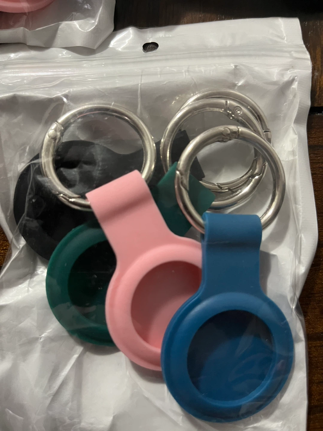 Air Tag Silicone Case - Pink/Gray/Blue/Black