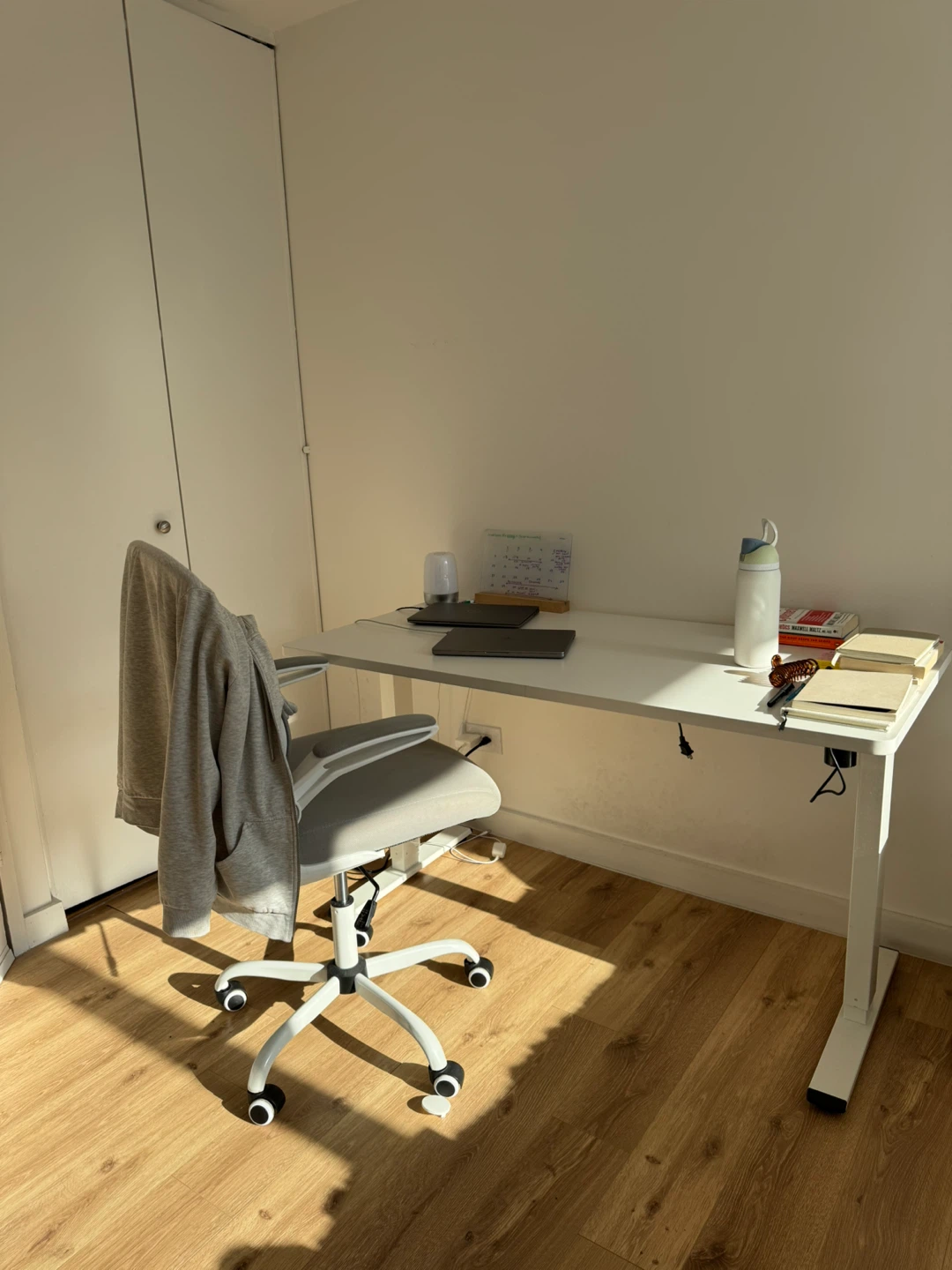 Standing Desk and Ergonomic Office Chair