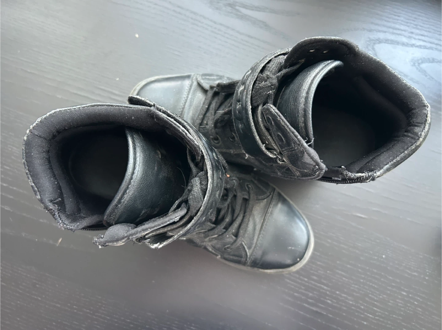 Black Wedge Sneakers - photo 5