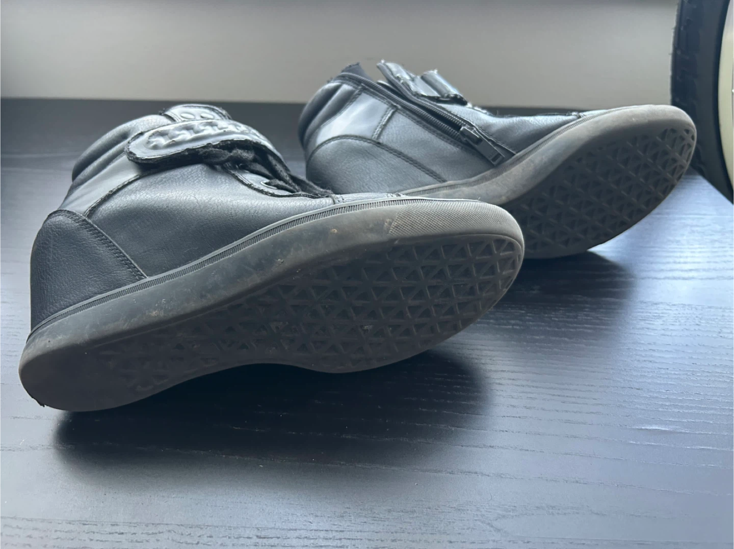 Black Wedge Sneakers - photo 4