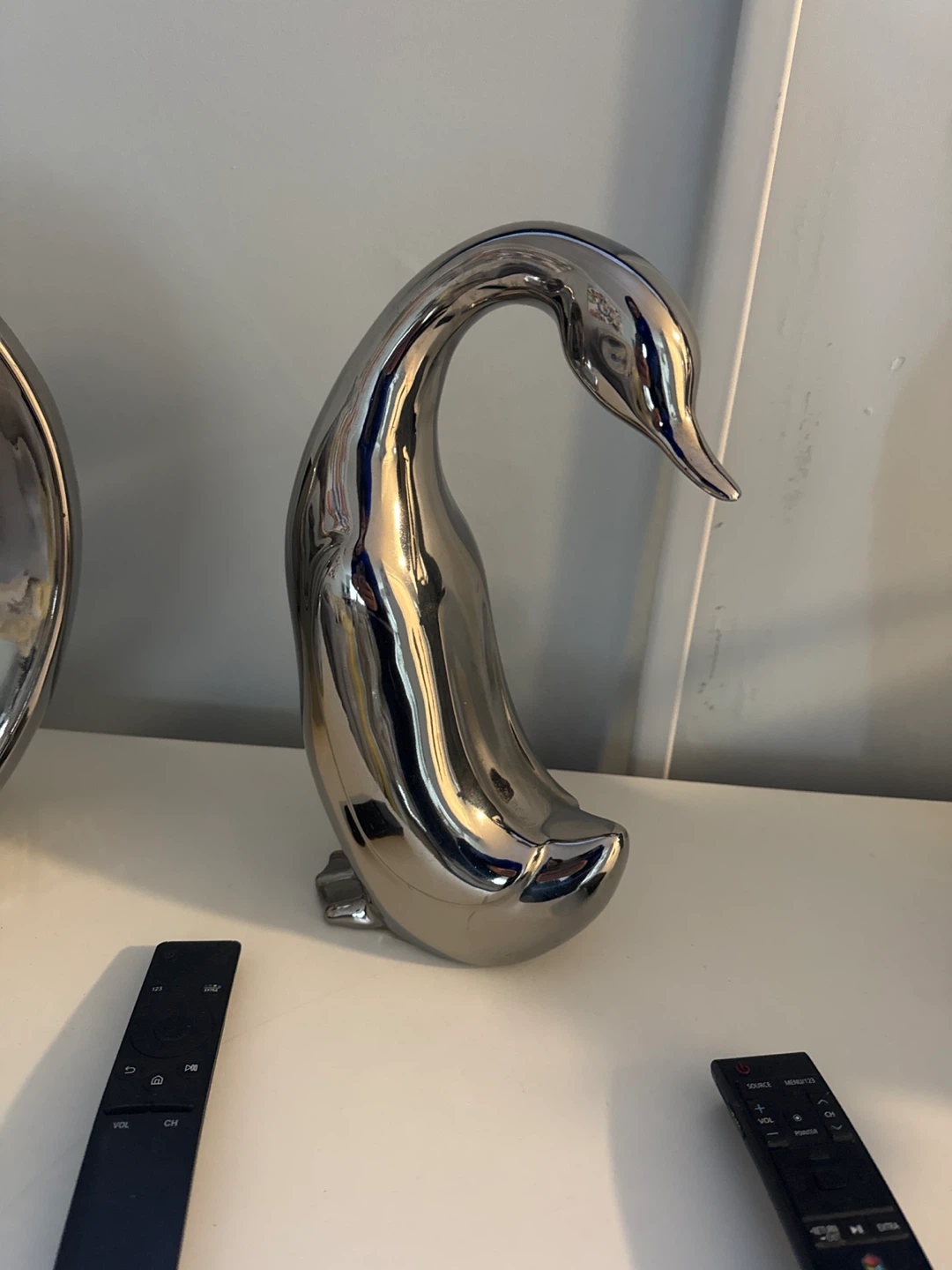 Silver Decorative Swan