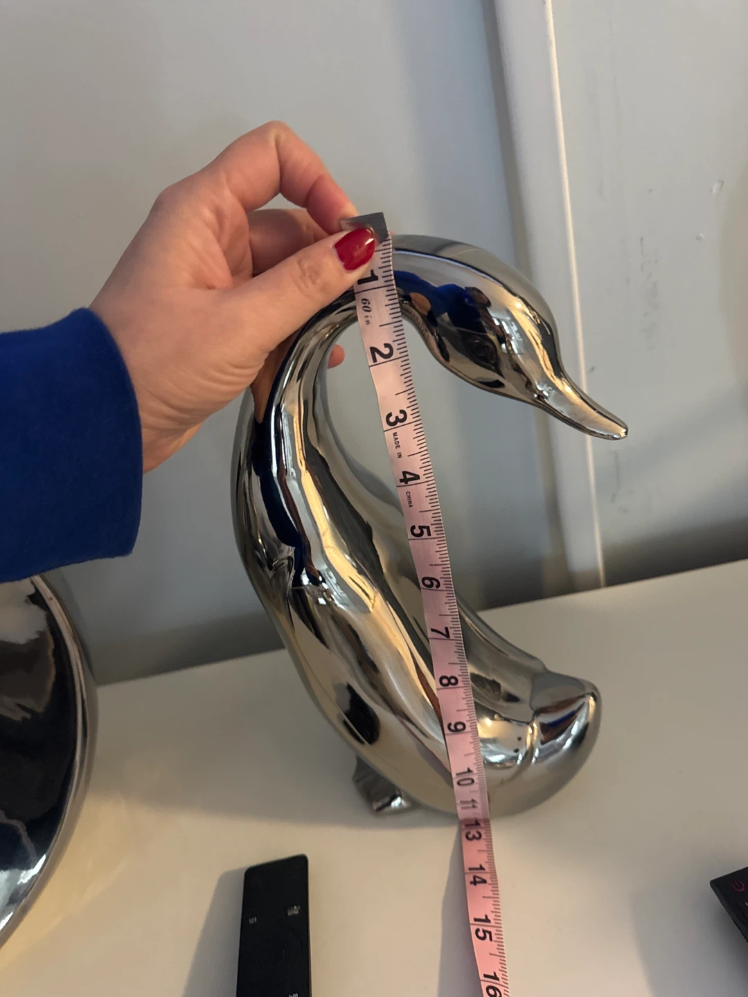 Silver Decorative Swan - photo 2