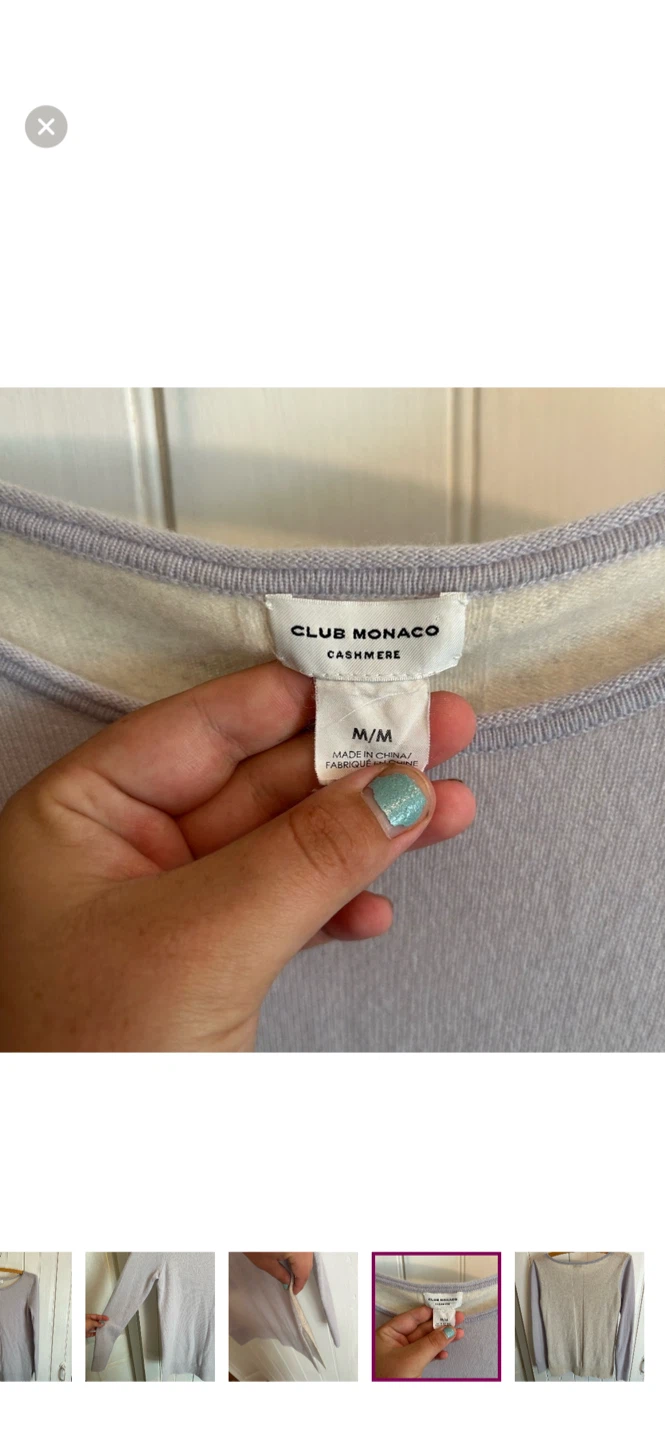 Club Monaco Cashmere Sweater - Size M - photo 4
