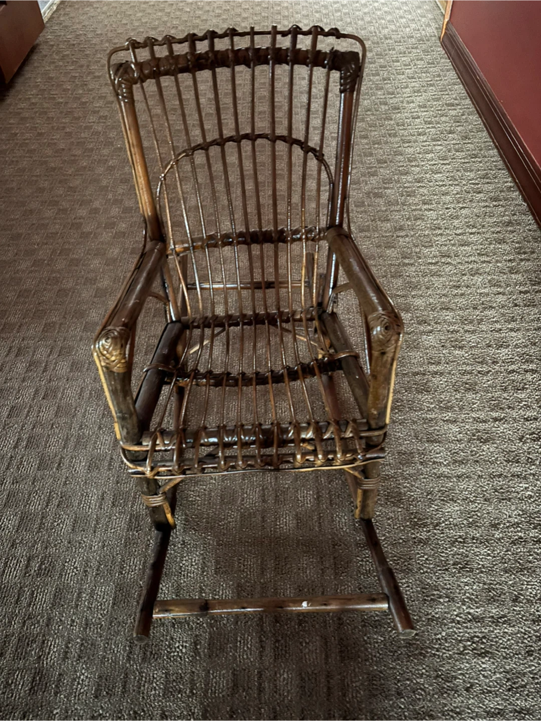 Vintage Wicker Rocking Chair 1970’s