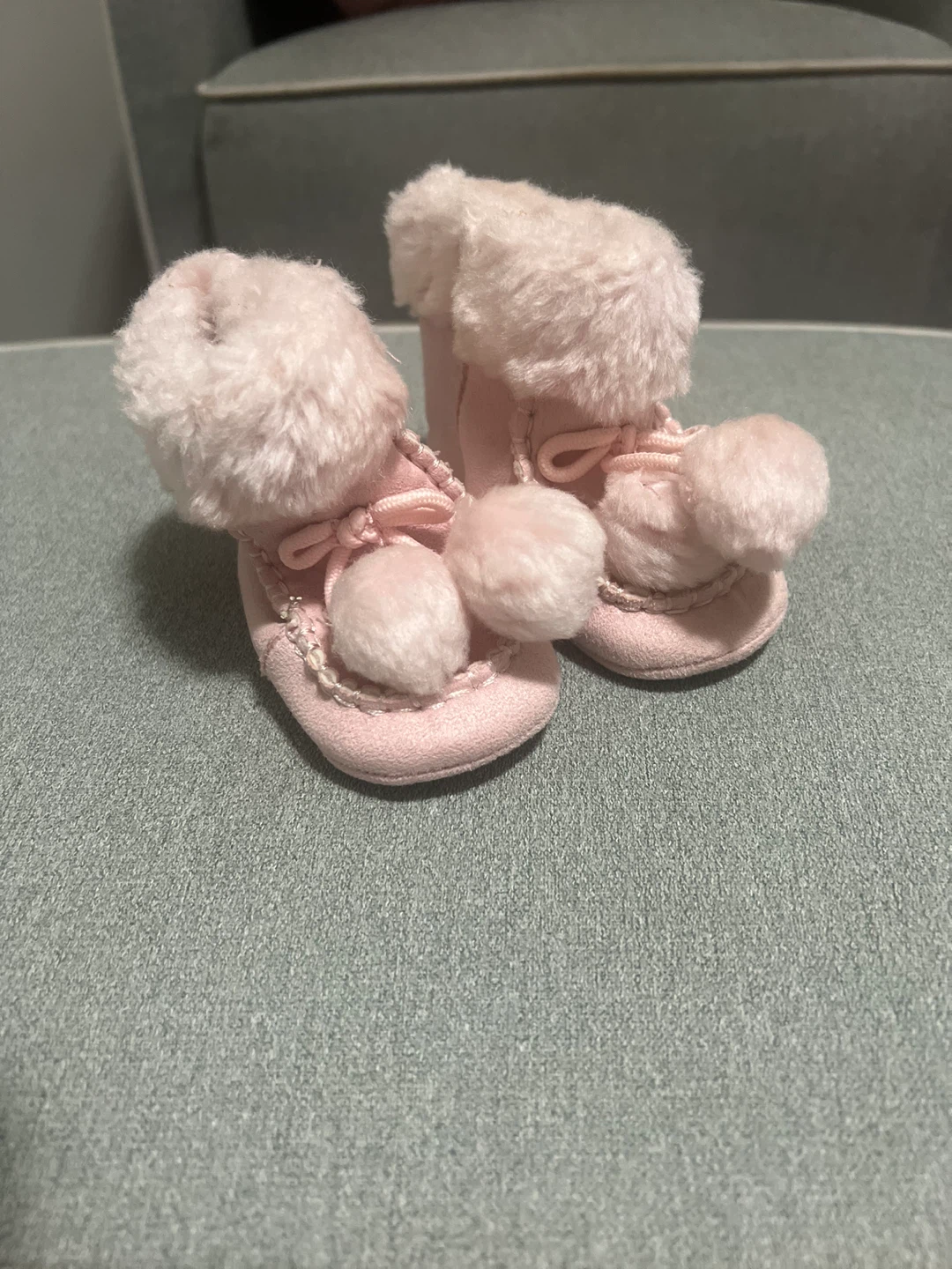 Pink Baby Booties