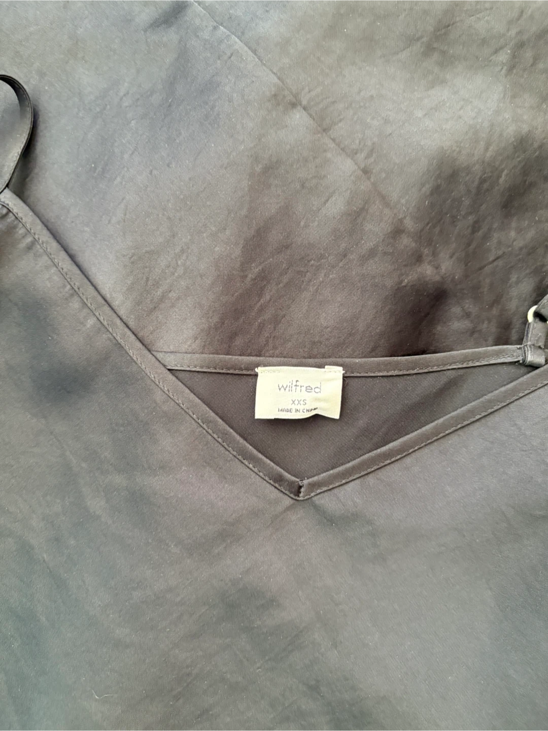 Wilfred Black Slip Dress XXS - photo 3