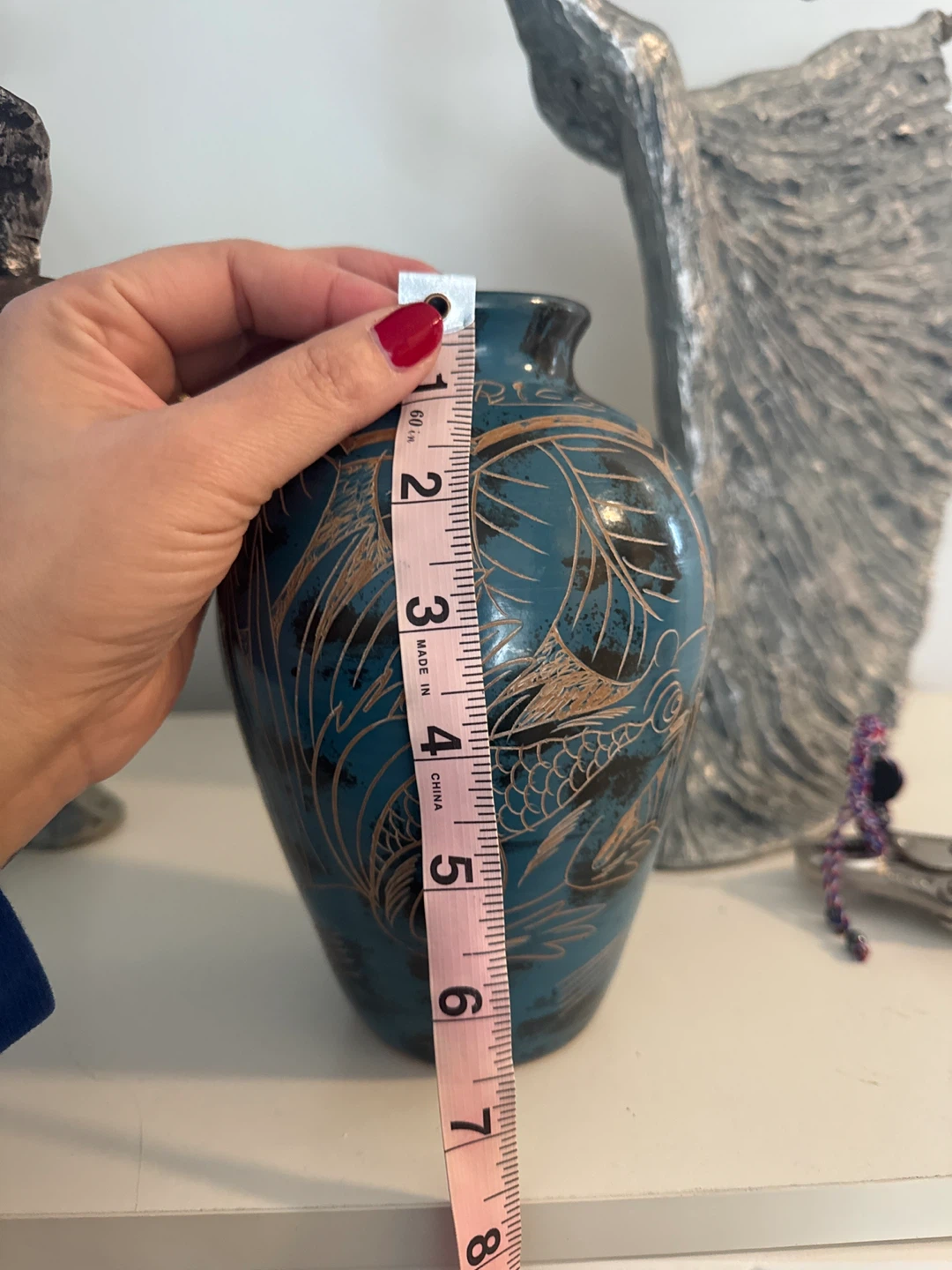 Blue Costa Rica Vase - Approx 7" Tall - photo 3
