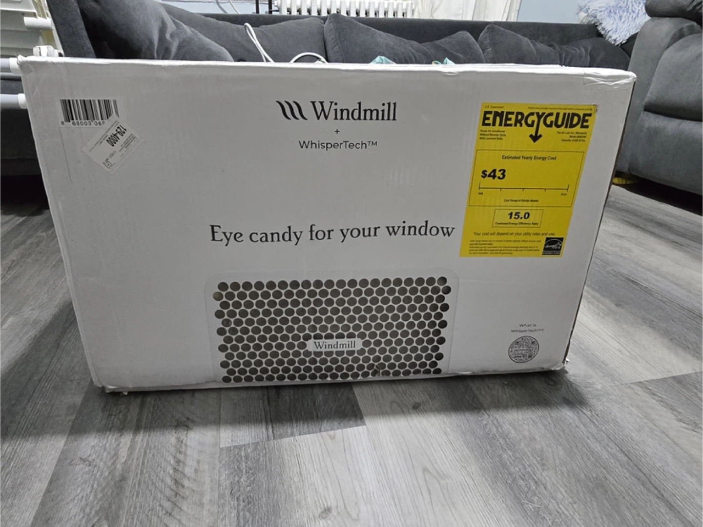 وندميلcarrots 🥕WhisperTech Window AC - New in Box
