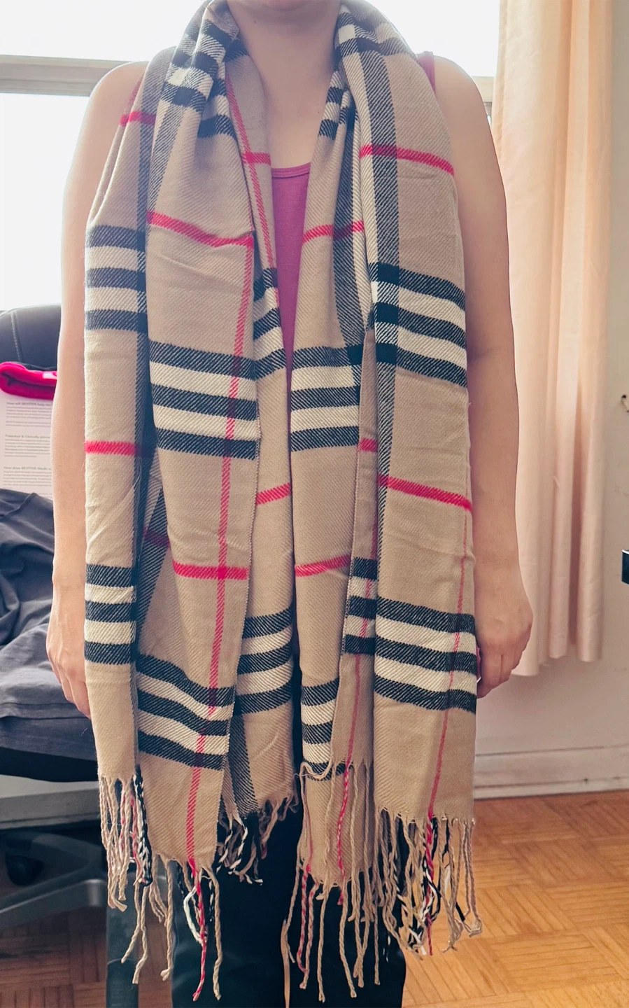 Plaid Scarf - photo 4