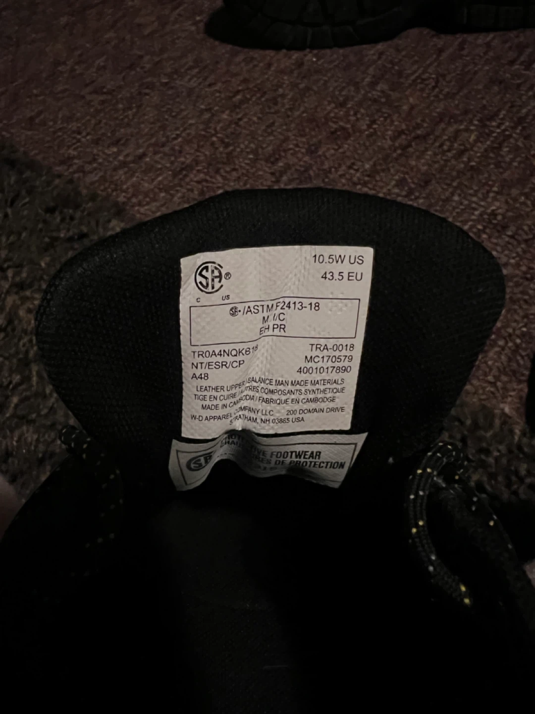 Drifter Black Leather Boots steel toe - photo 5