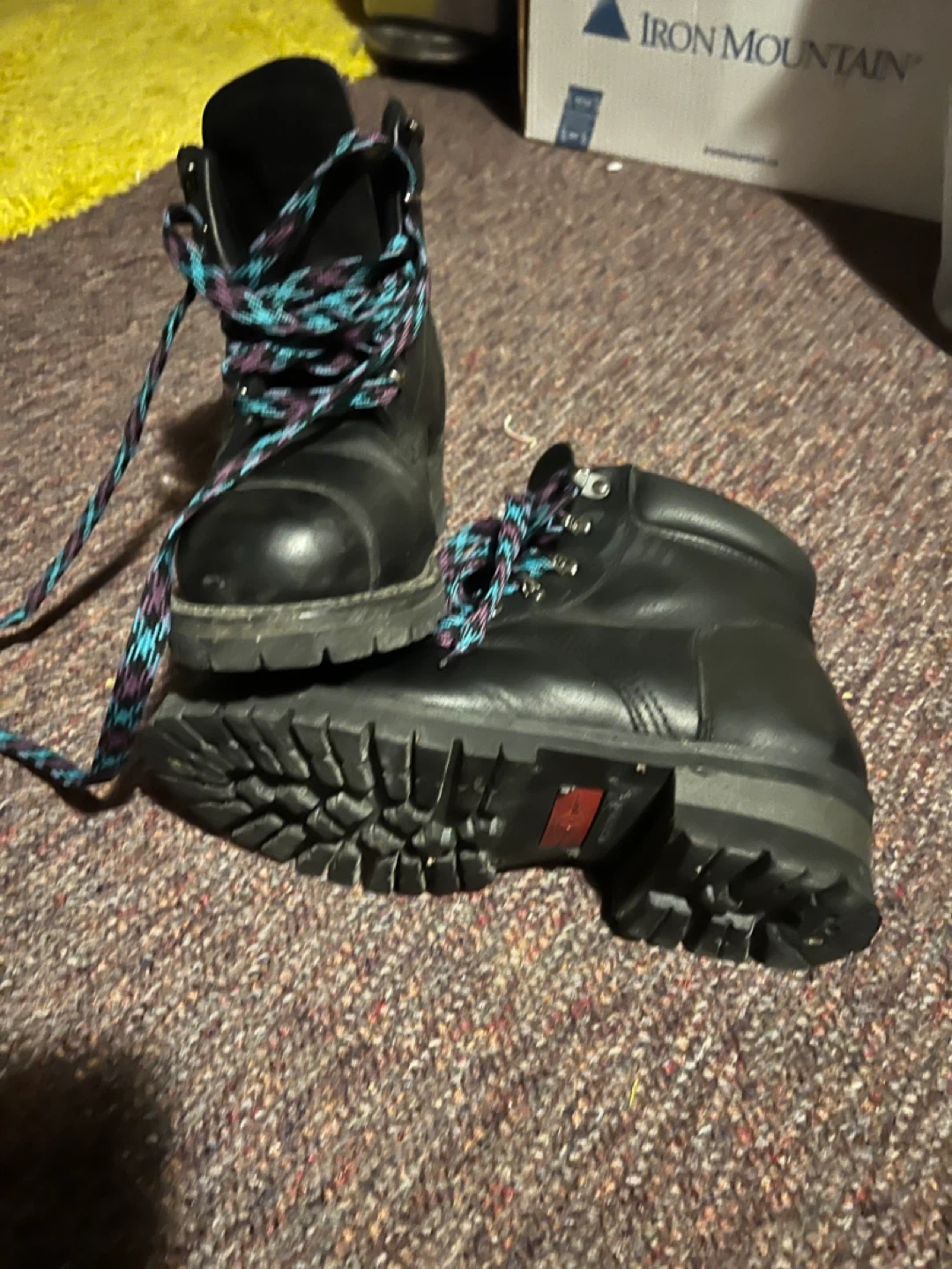 Drifter Black Leather Boots steel toe - photo 2