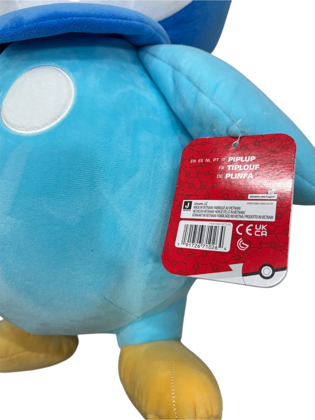 Pokémon Piplup Plush Toy 24” - photo 3