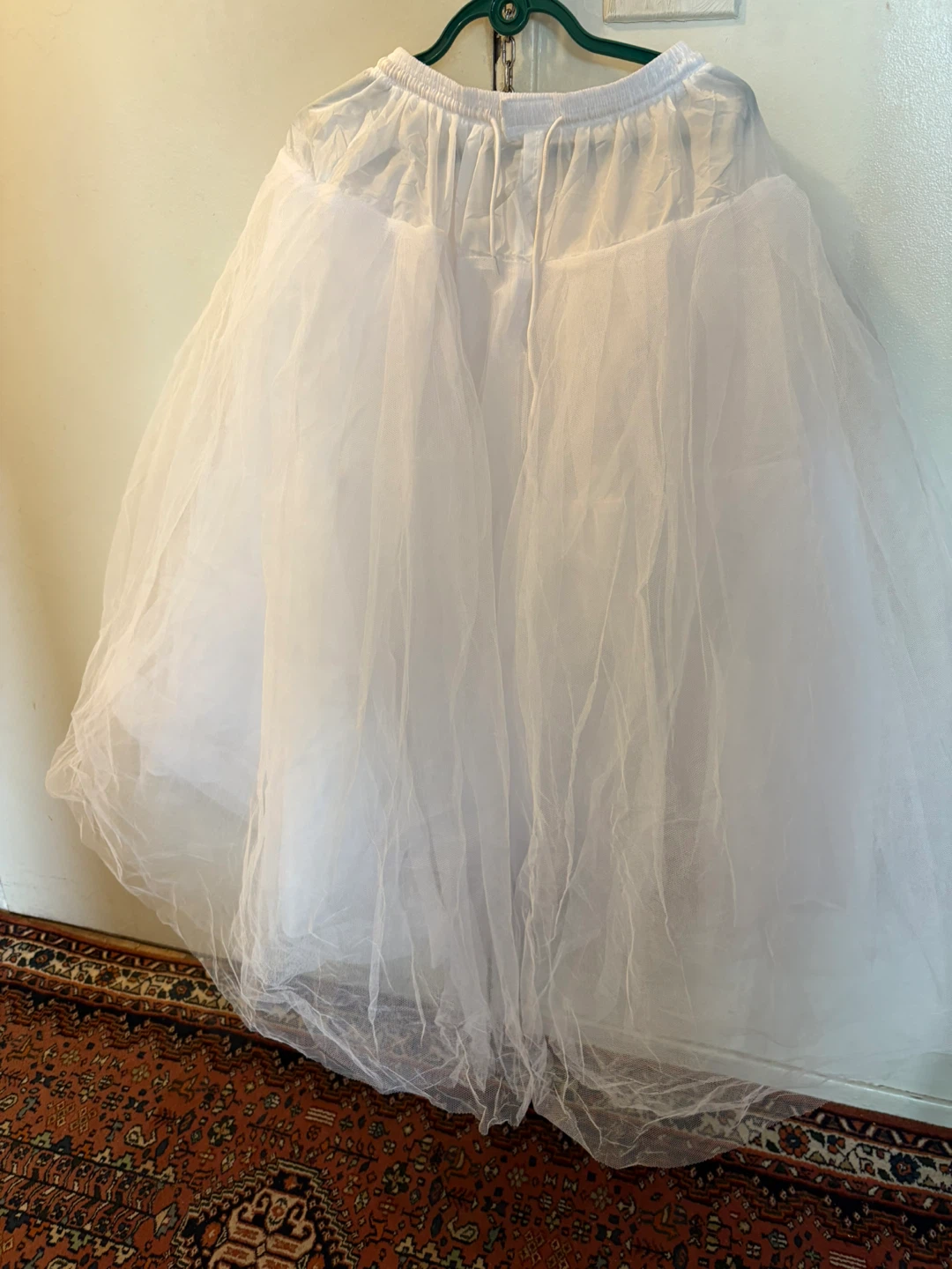 White Tulle Petticoat Skirt
