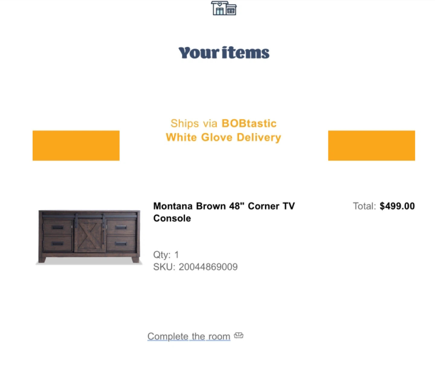 Montana Brown 48" Corner TV Console - photo 3