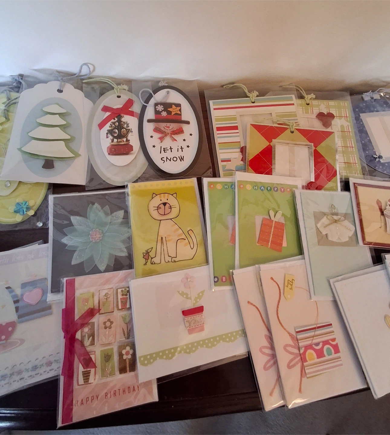 Assorted micro mini cards and gift tags