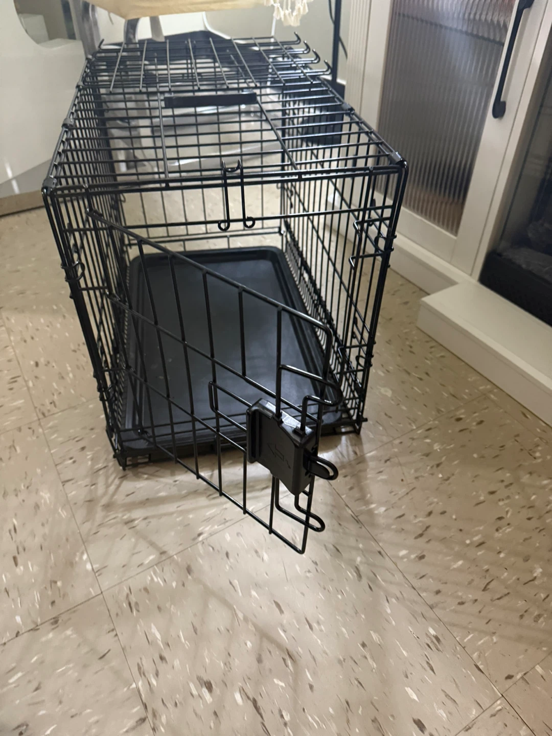 Black Wire Dog Crate