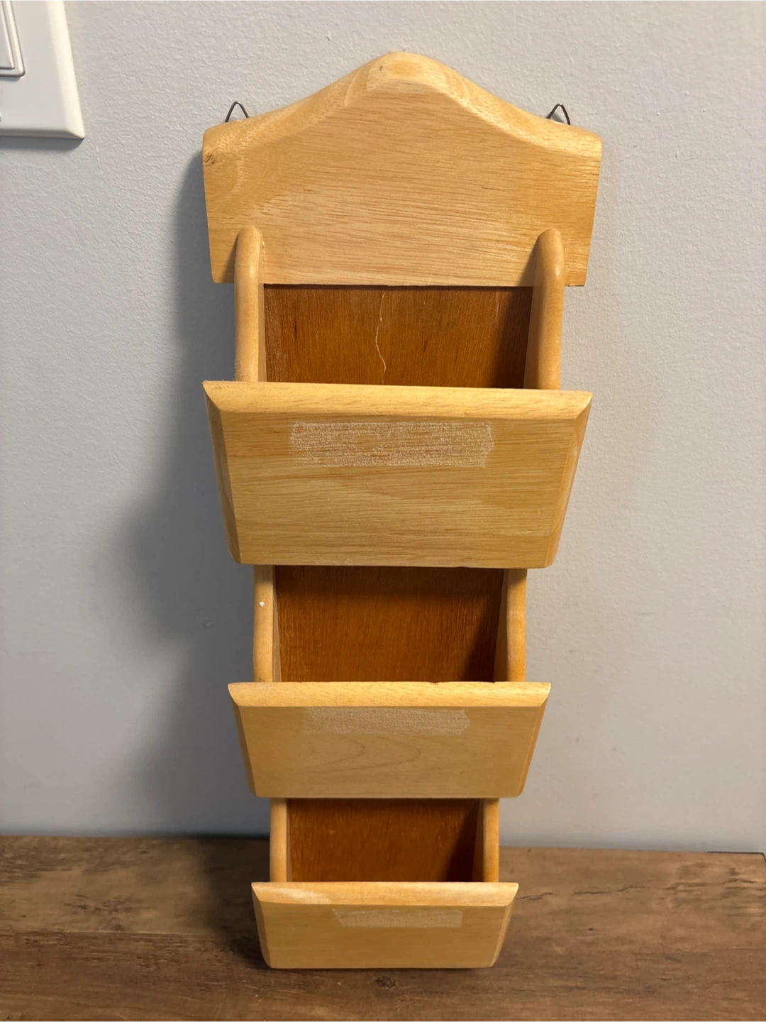 Wooden Wall Organizer or Envelope Organizer - photo 4