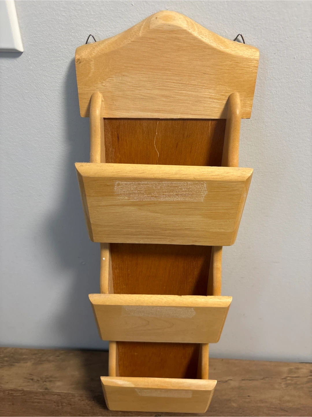 Wooden Wall Organizer or Envelope Organizer - photo 3