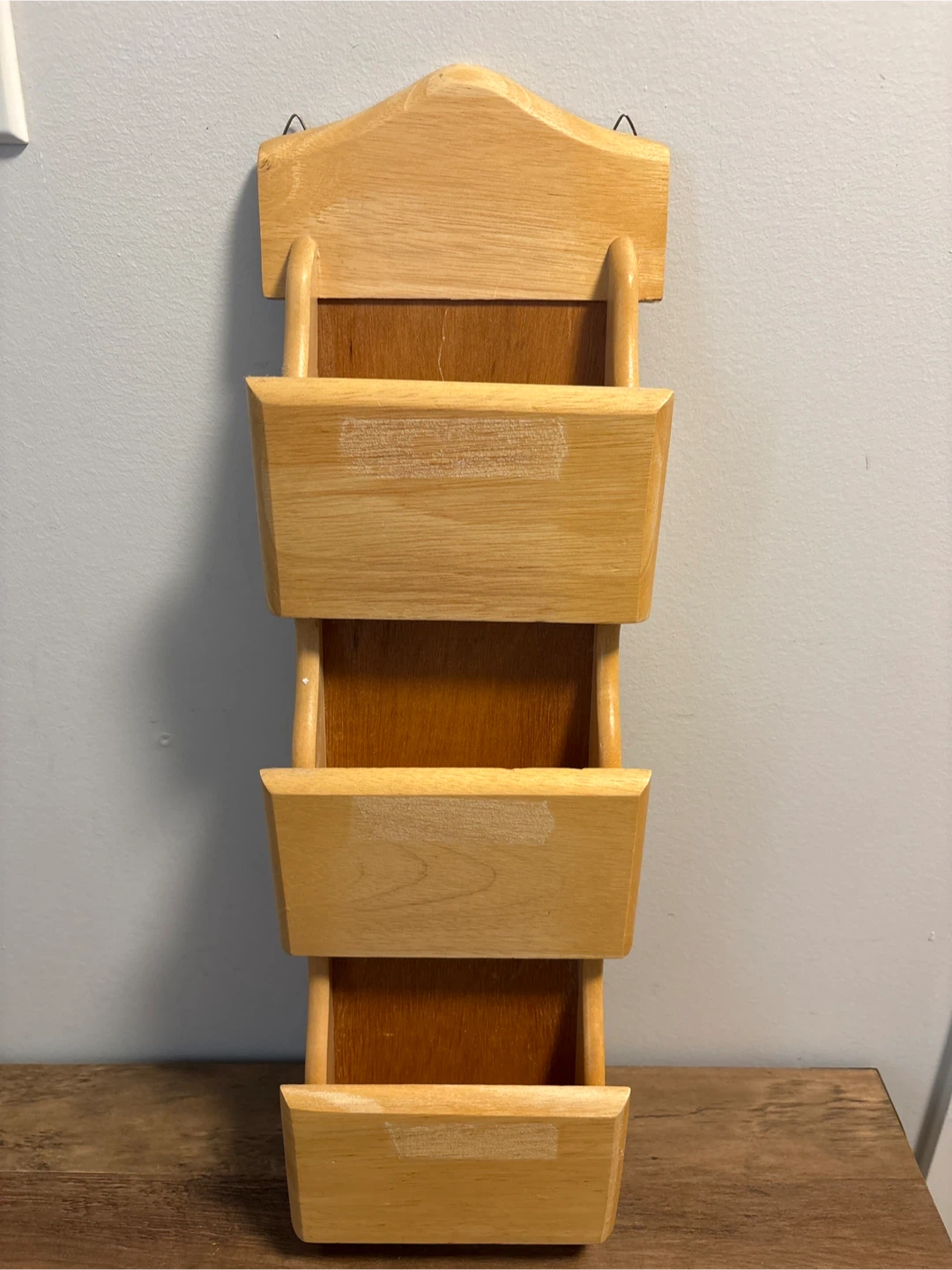 Wooden Wall Organizer or Envelope Organizer - photo 2