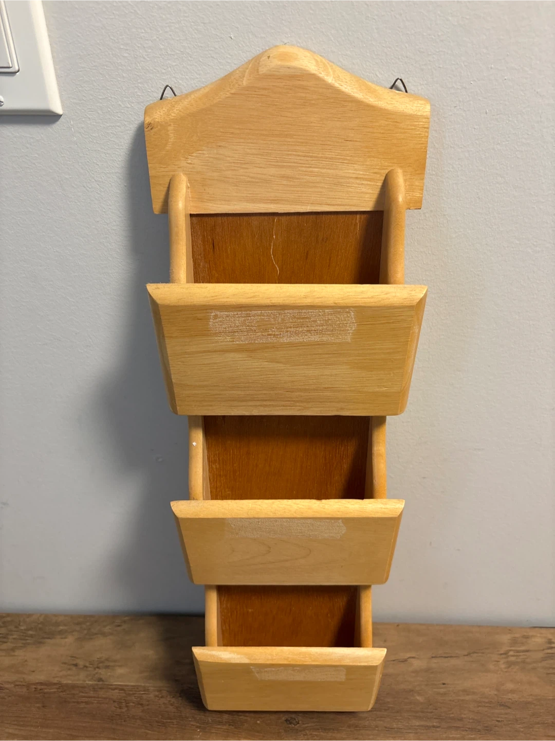 Wooden Wall Organizer or Envelope Organizer - photo 5