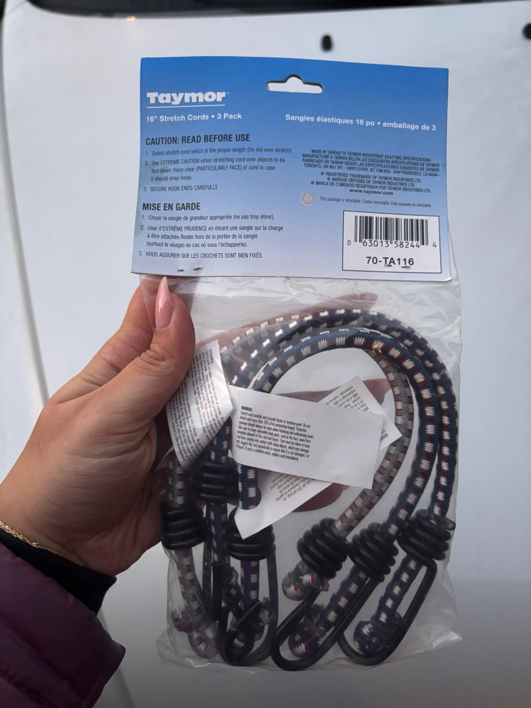 Taymor 16" Stretch Cords - 3 Pack - photo 2