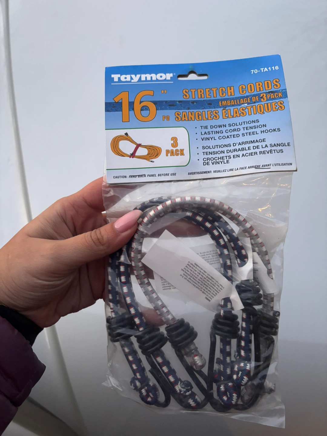 Taymor 16" Stretch Cords - 3 Pack