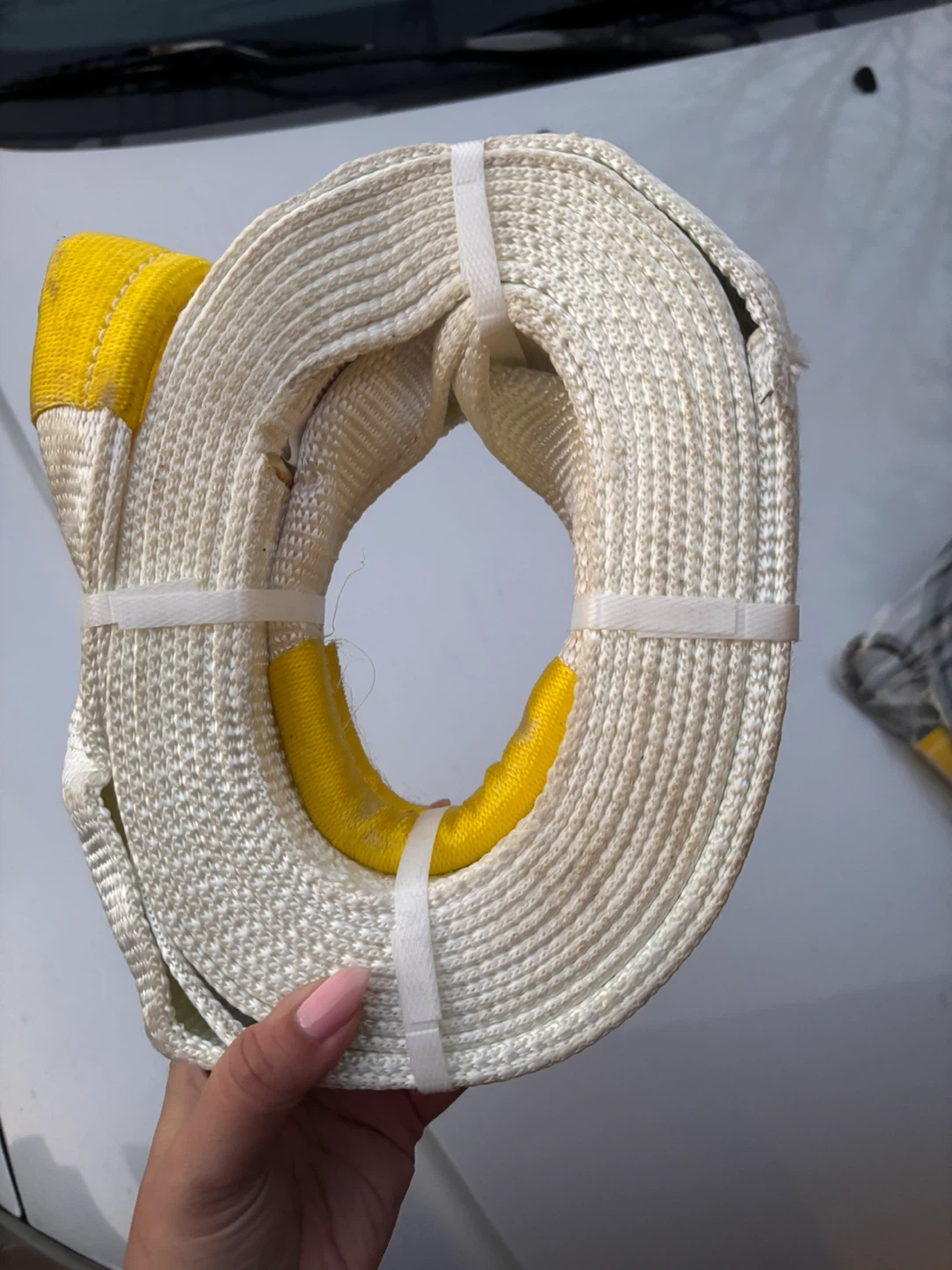 White & Yellow Tow Rope - photo 2