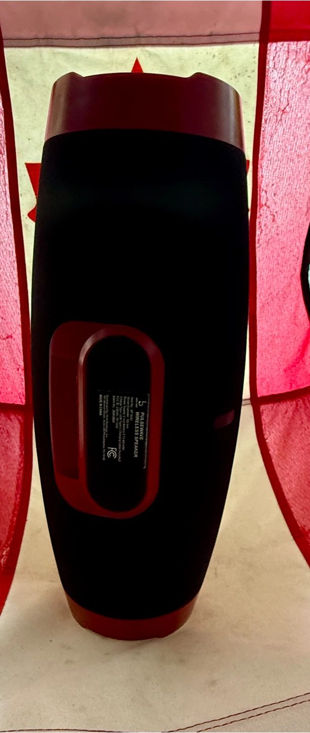 🥕Pulsewave Wireless Speaker - Black & Red
