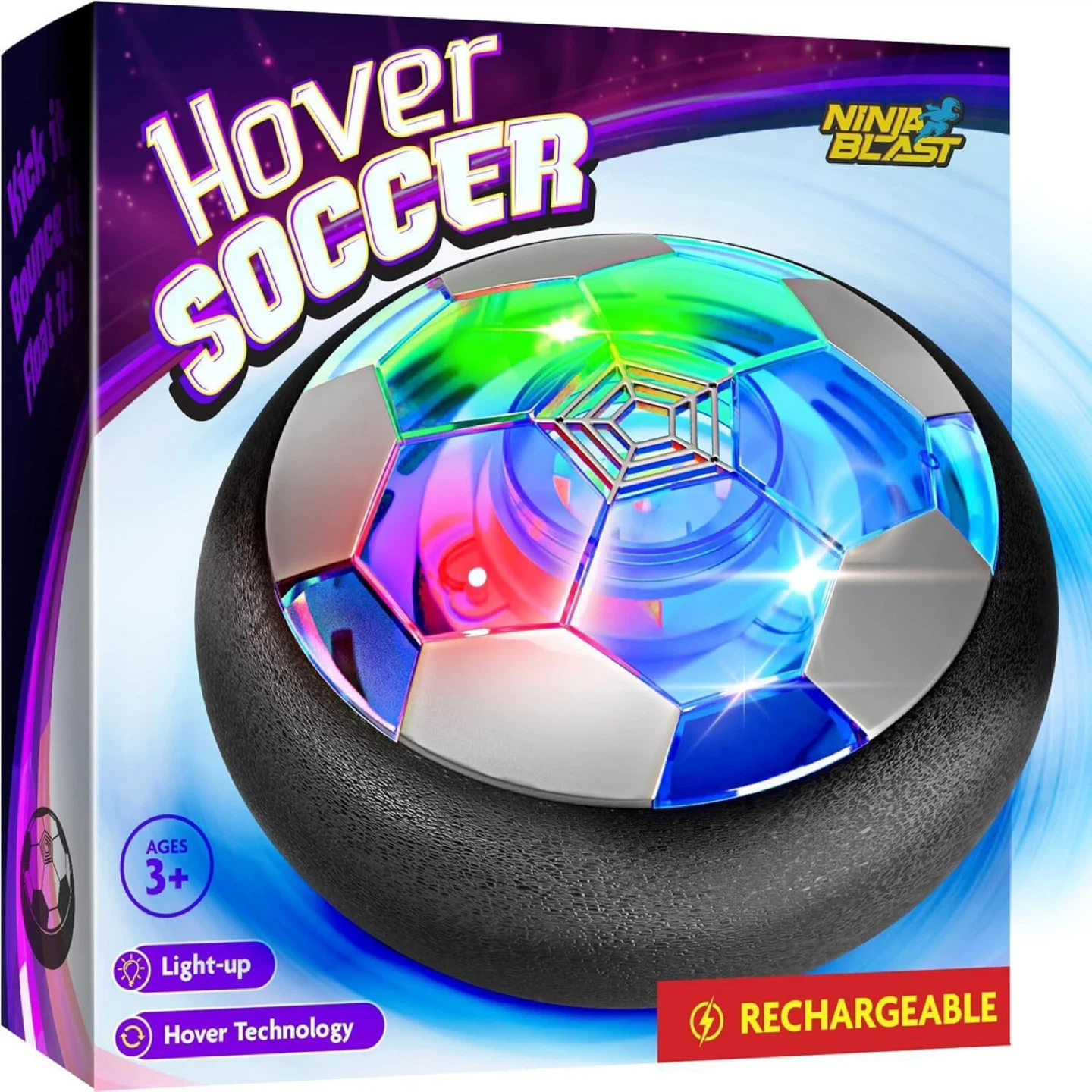 Ninja Blast Hover Soccer Ball - Ages 3+ - photo 2