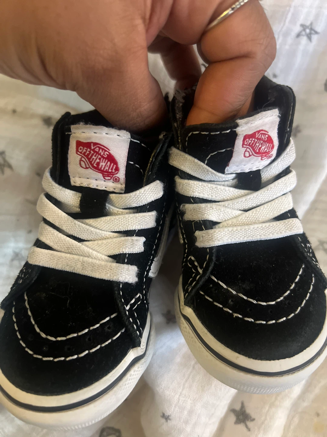 Vans Off The Wall Black Toddler Shoes