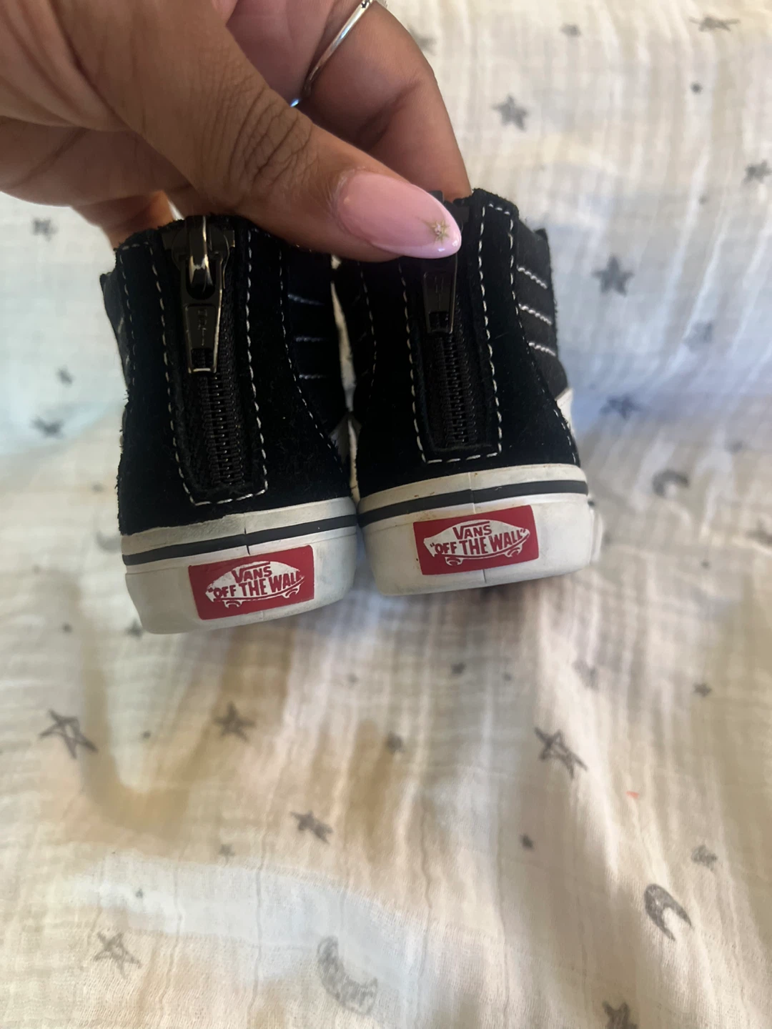 Vans Off The Wall Black Toddler Shoes - photo 4