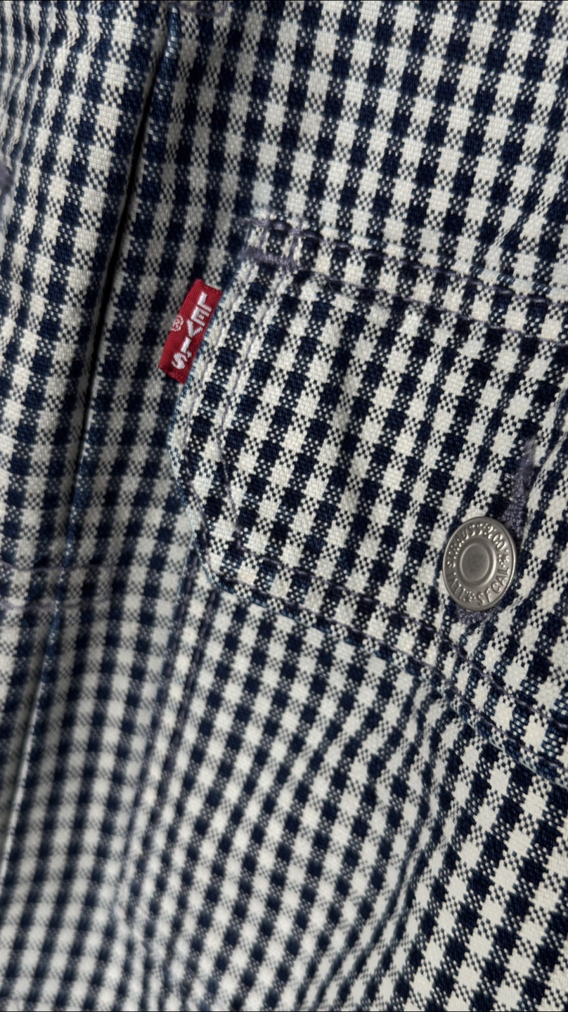 Levi's Gingham Trucker Jacket - Size M for men’s - photo 4