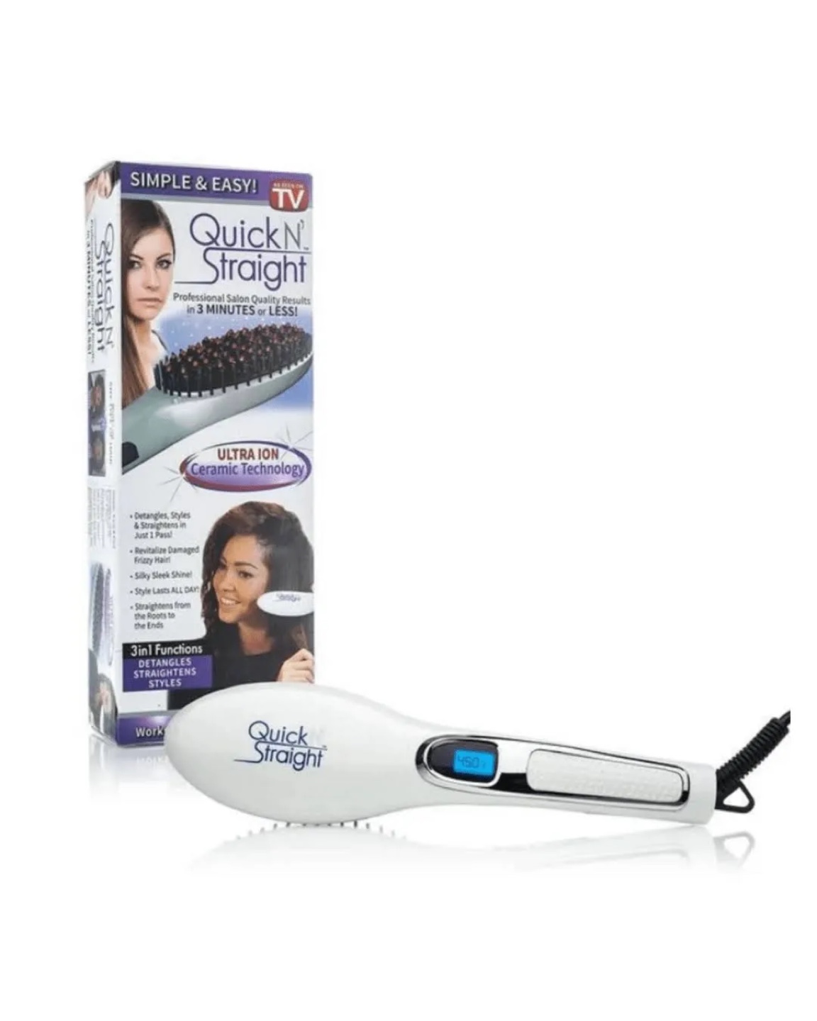Quick N Straight Hair Straightening Brush - photo 3