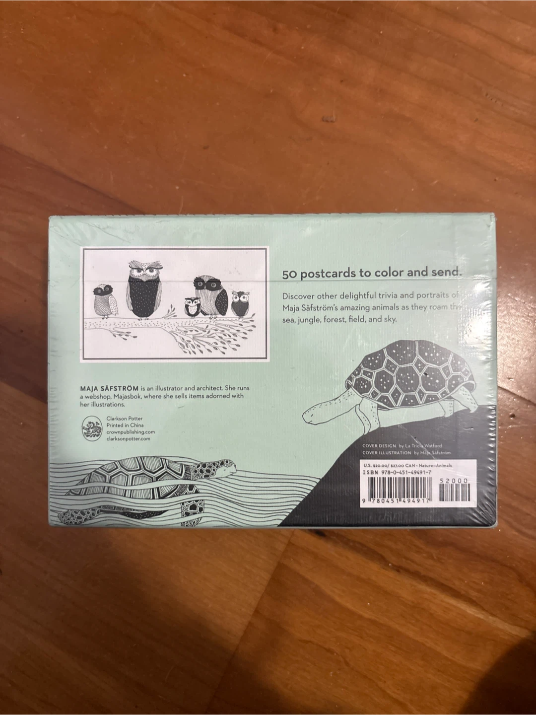 Animal Colourable Postcards - photo 2