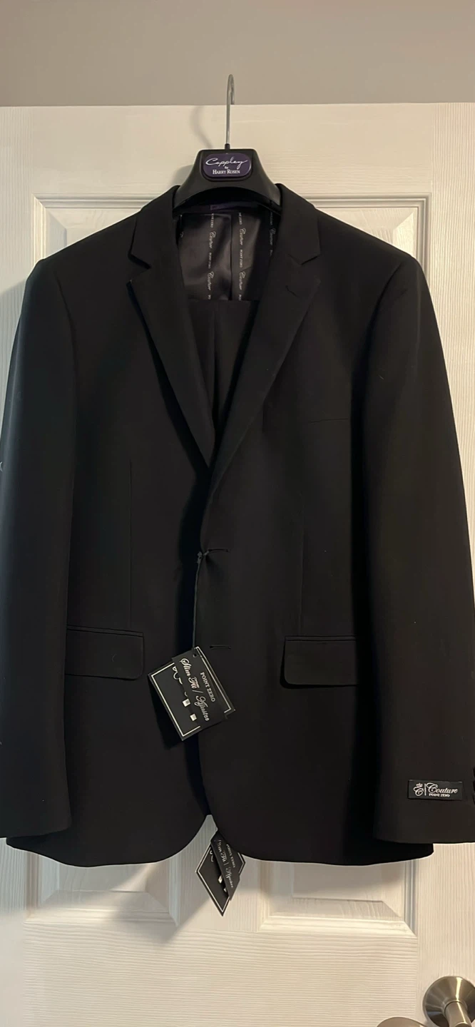 NEW Men’s 40 (M/L) Black Suit