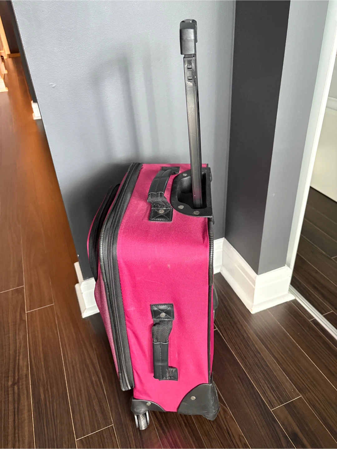 🧳 Pink Carry-On Suitcase - photo 3