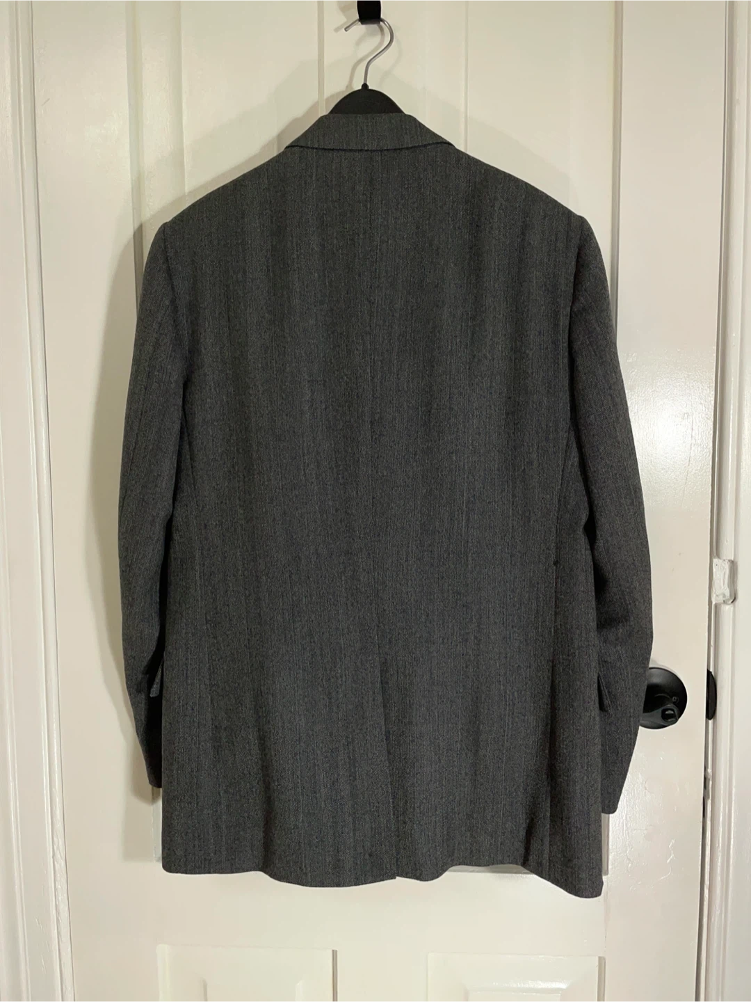 Vintage Grey Wool Suit - 39R, 33W - photo 2