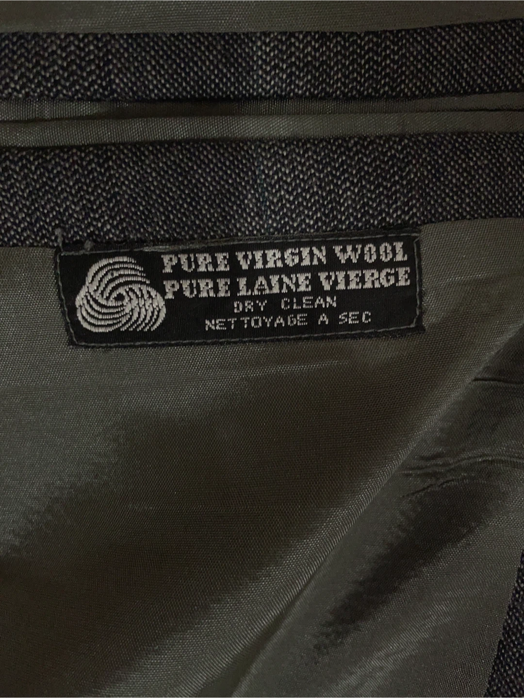 Vintage Grey Wool Suit - 39R, 33W - photo 4