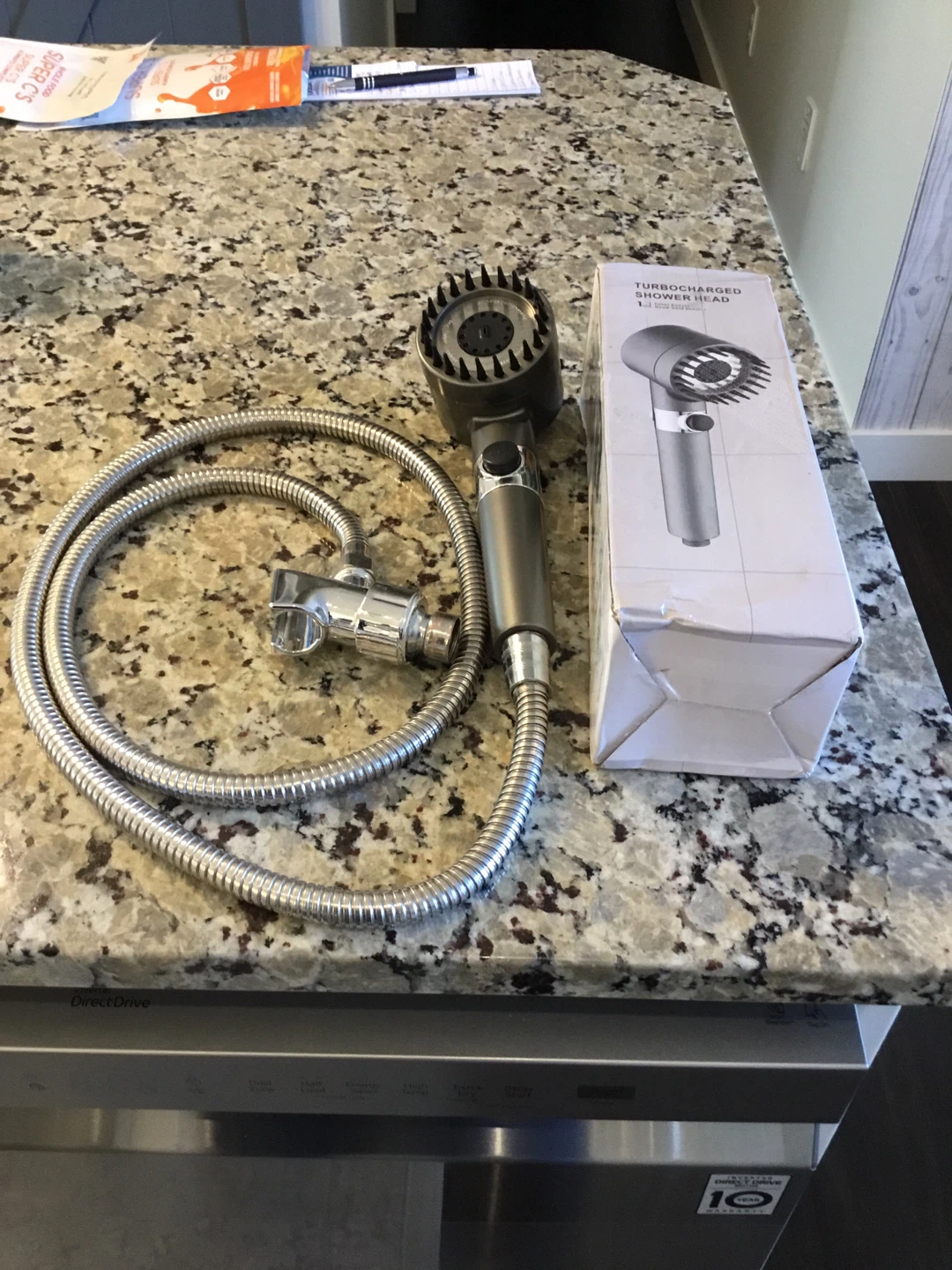 Turbocharged Shower Head - New in Box!