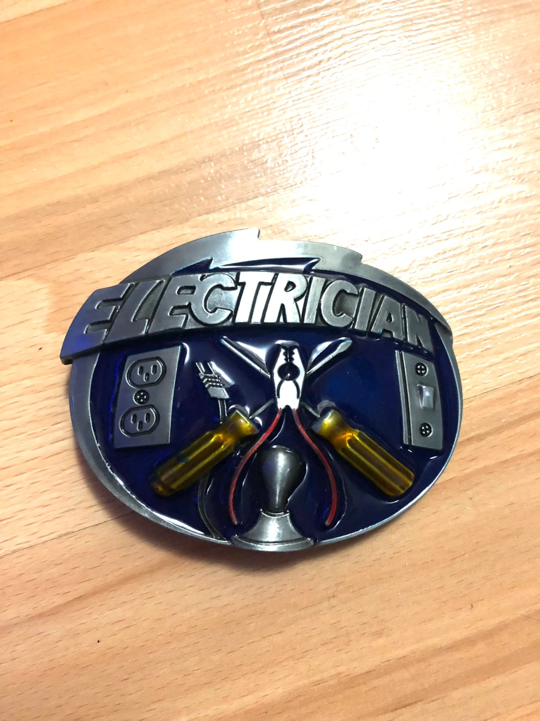 Electrician Belt Buckle $30 firm