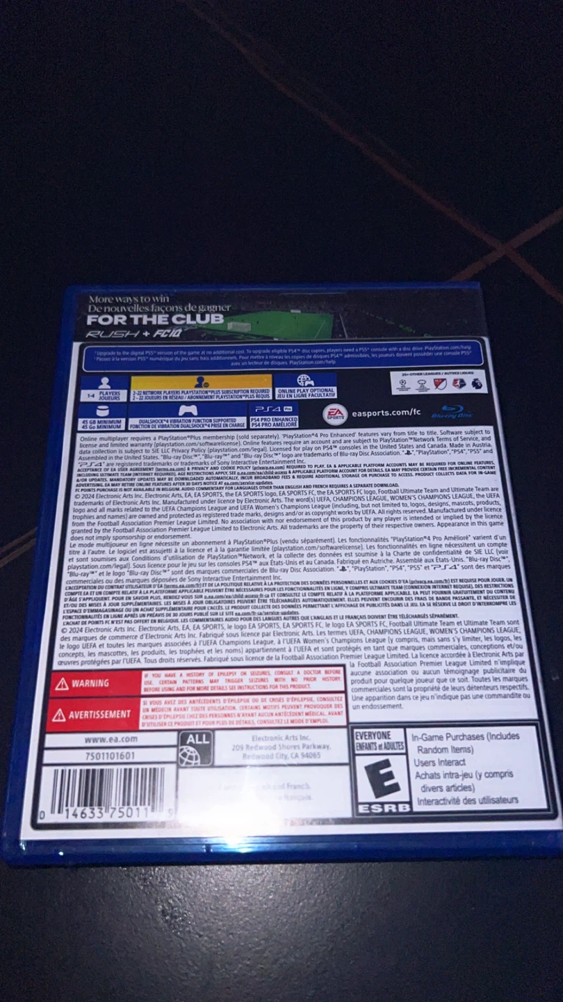 EA Sports FC 25 PS4 Game - photo 2