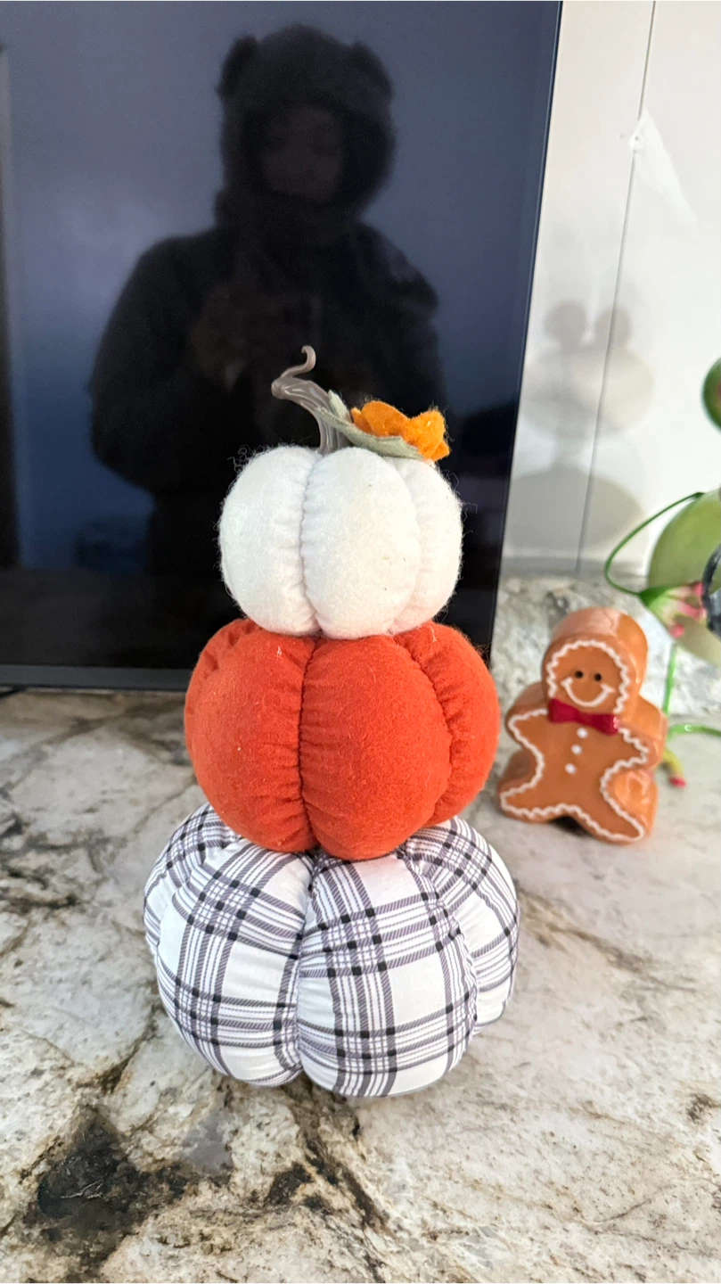 Stacked Fabric Pumpkins - Fall Decor check more photos