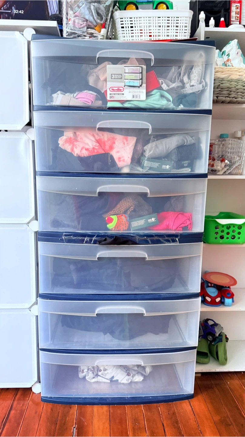Sterilite 6-Drawer Wide Tower