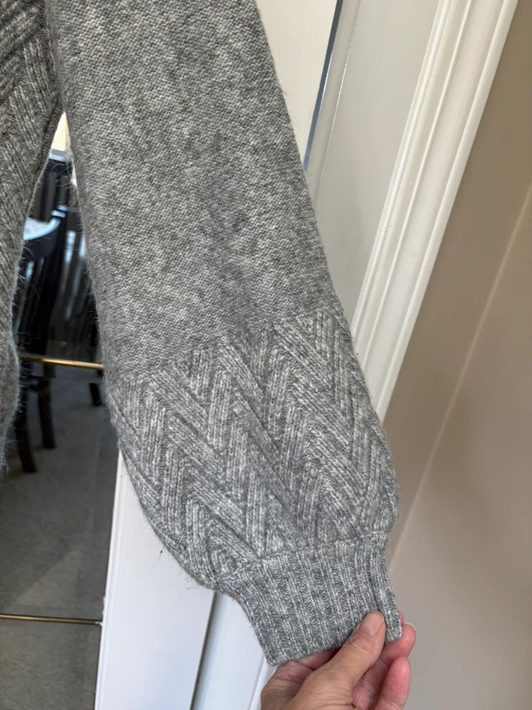 Joe Fresh Grey Cowl Neck Sweater - Size L/G - photo 3