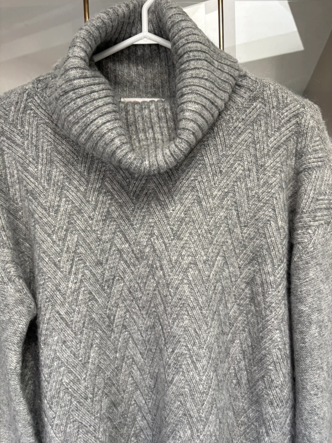Joe Fresh Grey Cowl Neck Sweater - Size L/G