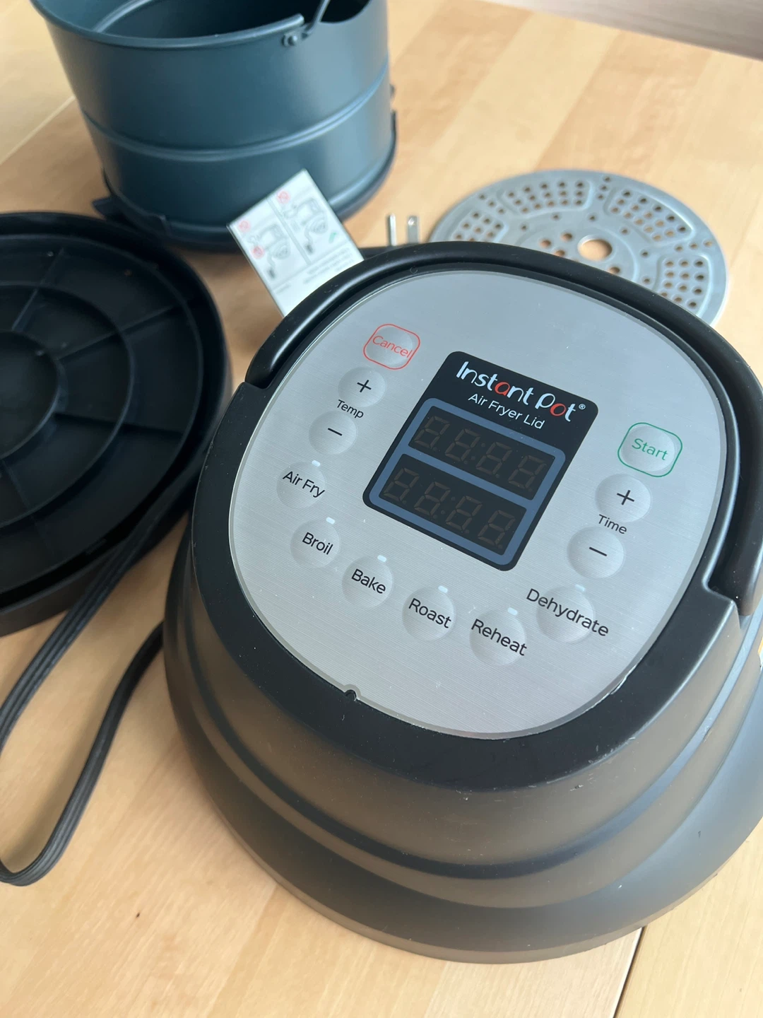 Instant Pot Air Fryer Lid for 6-Quart with Accessories! 🥕 - photo 2
