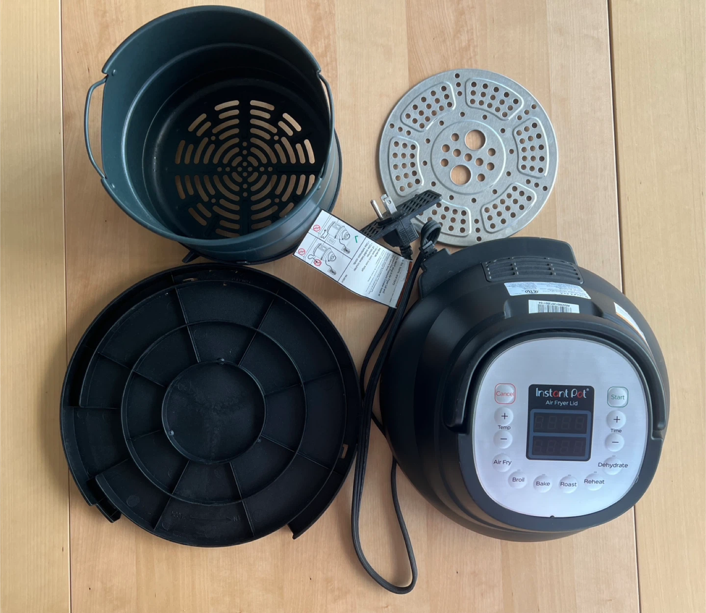 Instant Pot Air Fryer Lid for 6-Quart with Accessories! 🥕