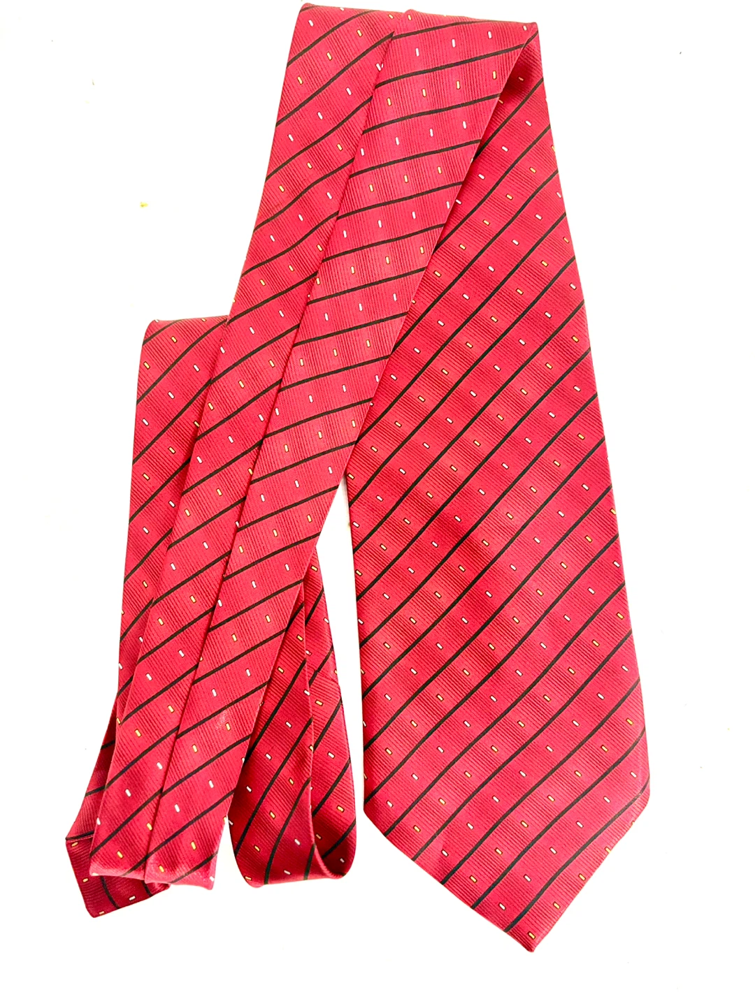 Xing Yuan Red Striped Necktie