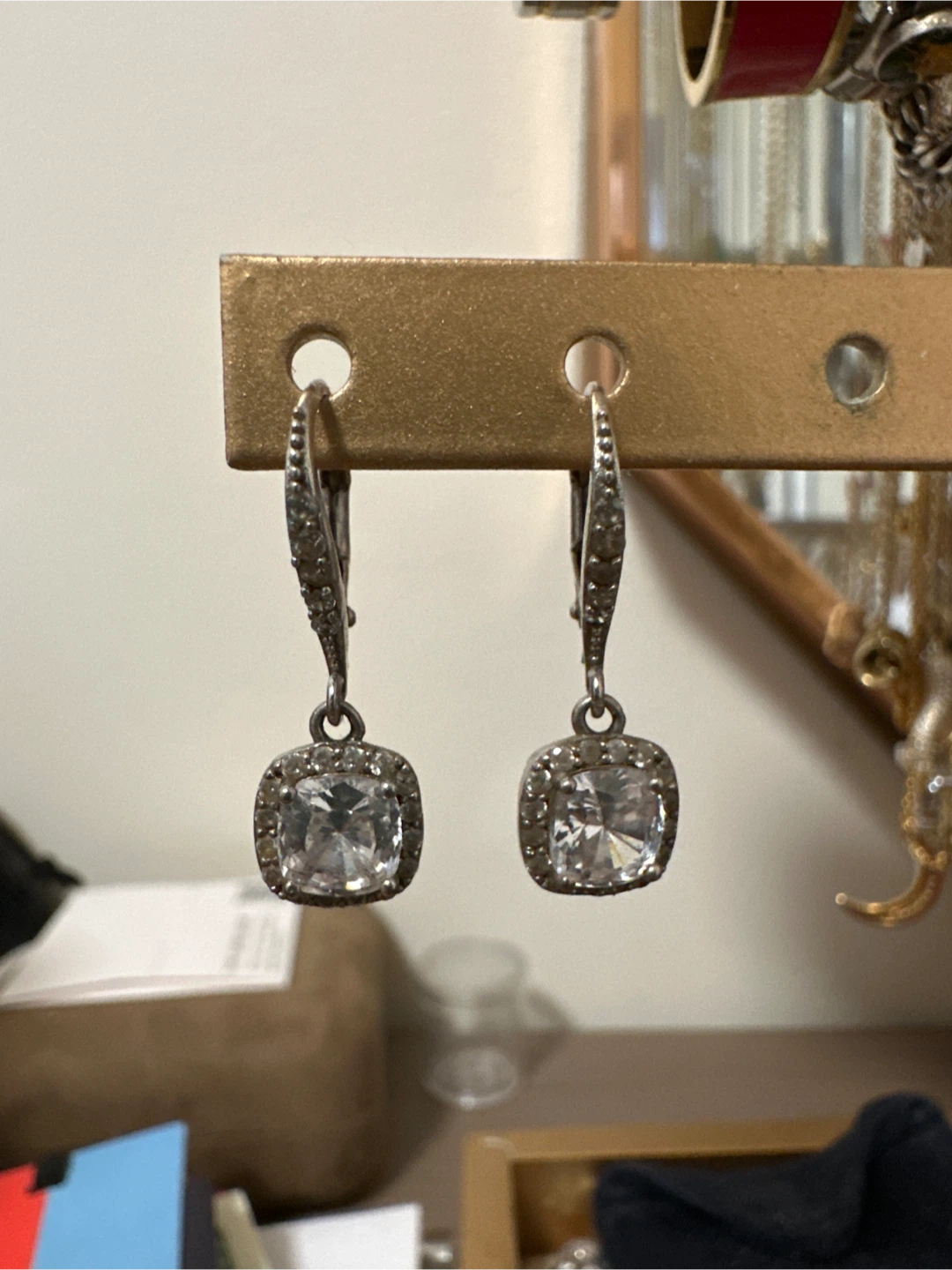 Cubic Zirconia Drop Earrings